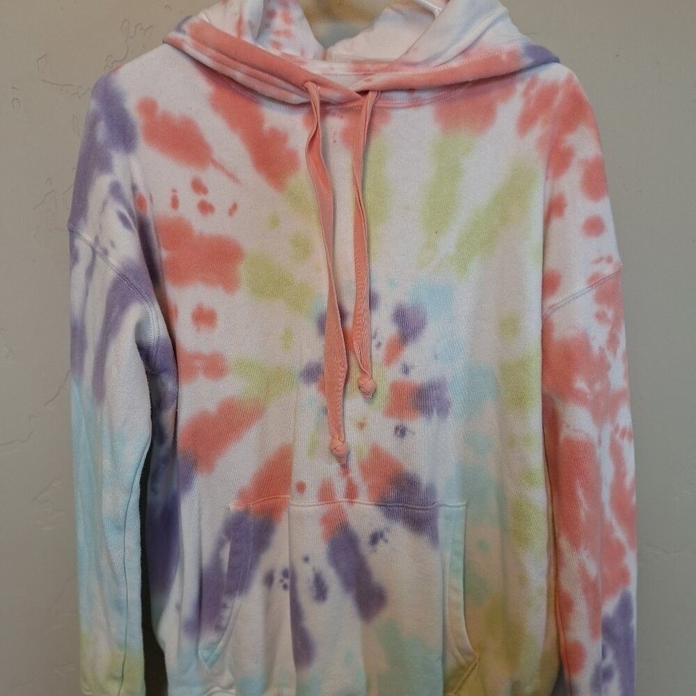 American Eagle Pastel Tie Dye Hoodie Ahh-mazingly Soft Jegging Fit XS